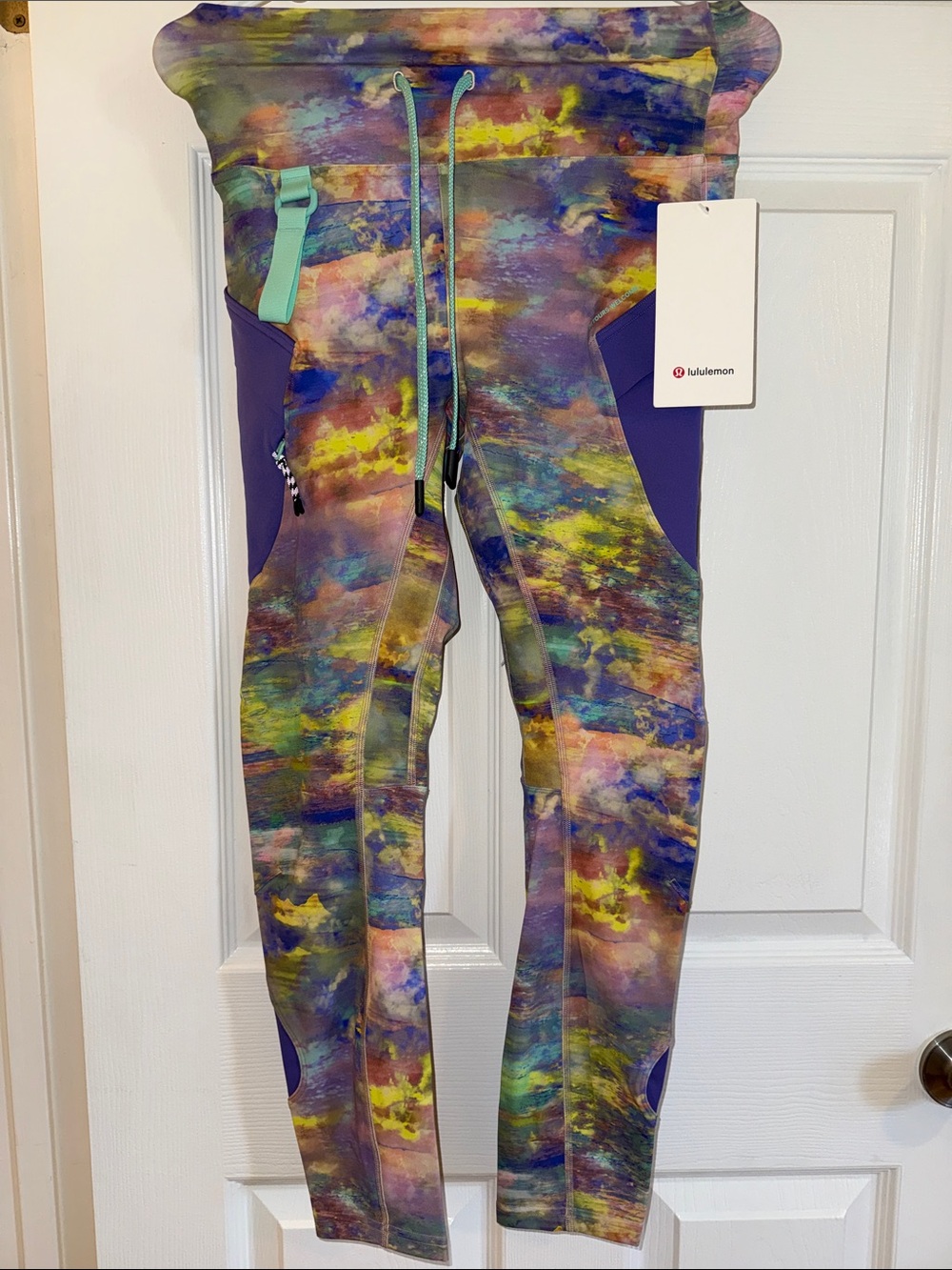 lululemon Multicolor Printed Active Leggings